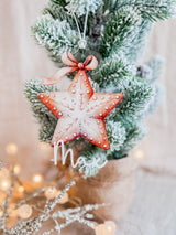 Gingerbread printed ornaments