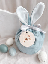 Easter bunny velvet bag - 3 colours