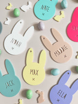 Acrylic Easter bunny tag