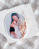 Acrylic photo fridge magnet