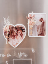 Acrylic photo fridge magnet
