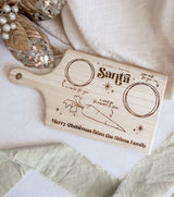 Santa treats snack tray / board