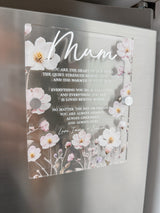 Mother's Day floral print magnet