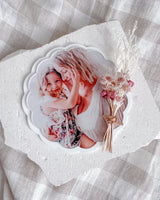 Acrylic photo fridge magnet