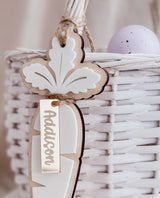 Carrot shape Easter tag