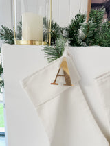 Pine bunch add-on for stockings - snowy pine