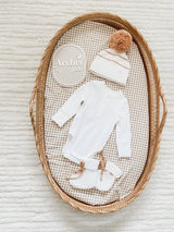 Oval crescent moon and stars baby announcement plaque