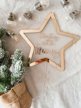 Acrylic tree topper