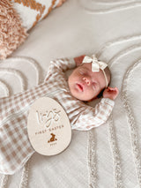 First Easter milestone plaque - personalised