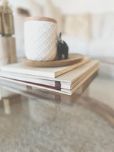 *SECONDS SALE* Linen coffee table photo album - floral bunch - Mother's Day