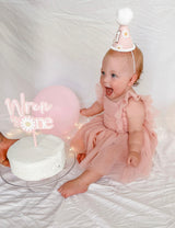 Daisy first birthday cake topper