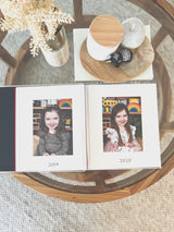 *SECONDS SALE* Linen coffee table photo album - floral bunch - Mother's Day