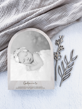 Godparent Wooden arch freestanding photo block - three sizes
