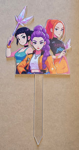 Kpop cake topper - misprinted