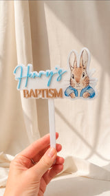 Double Layered Topper with Printed image