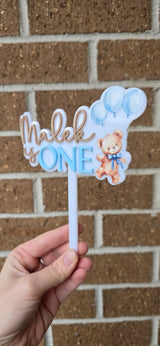 Double Layered Topper with Printed image