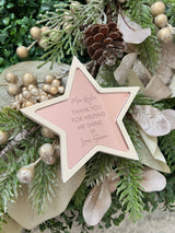 Helping me shine - Freestanding star for teachers/educators