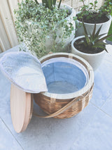 Personalised wicker Picnic Basket - your choice of 11 designs