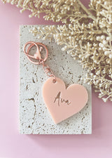 Coloured acrylic bag tag / key ring / luggage tag