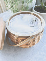 Personalised wicker Picnic Basket - your choice of 11 designs