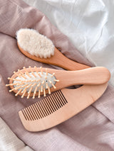 Personalised baby brush set - Floral stem