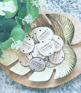 Up to 4cm diameter product tags