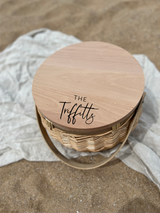 Personalised wicker Picnic Basket - your choice of 11 designs