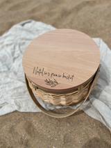 Personalised wicker Picnic Basket - your choice of 11 designs