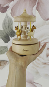 Wooden carousel - Horse - Personalised