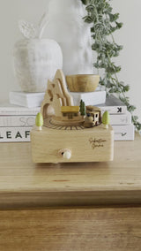 Wooden carousel - Train - Personalised
