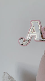 Triple layered name plaque