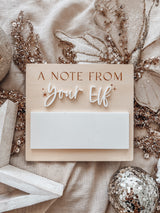 Note from your Elf - reusable