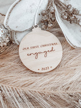 Our first Christmas engaged