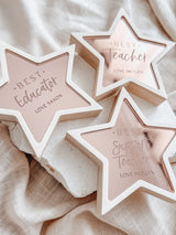 Best teacher - Freestanding star for teachers/educators