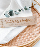 Magnetic artwork / creations holders - “made with love for”