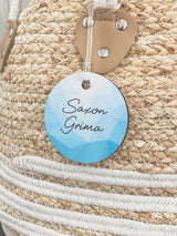 Wooden bag tag - various designs