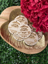 Santa gift tags - pack of 6