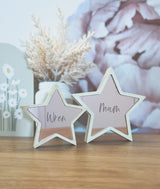 Personalised freestanding Christmas Star
