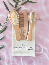 Personalised baby brush set - Floral