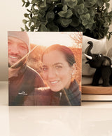 Timber photo block 12cm