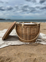 Personalised wicker Picnic Basket - your choice of 11 designs