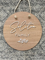 Family plaque - branch design