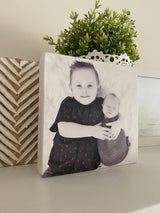 Stone photo block - 12cm