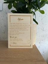 Step Dad plaque