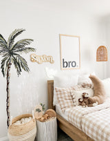Triple layered name plaque