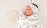 First and middle name birth announcement plaque