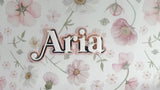 Triple layered name plaque