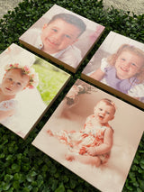 Timber photo block 15cm