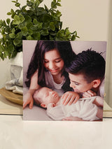 Timber photo block 15cm