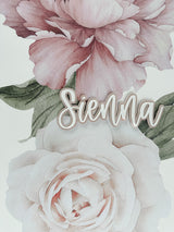 Double layered name plaque